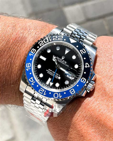 rolex gmt-master ii batman 126710blnr